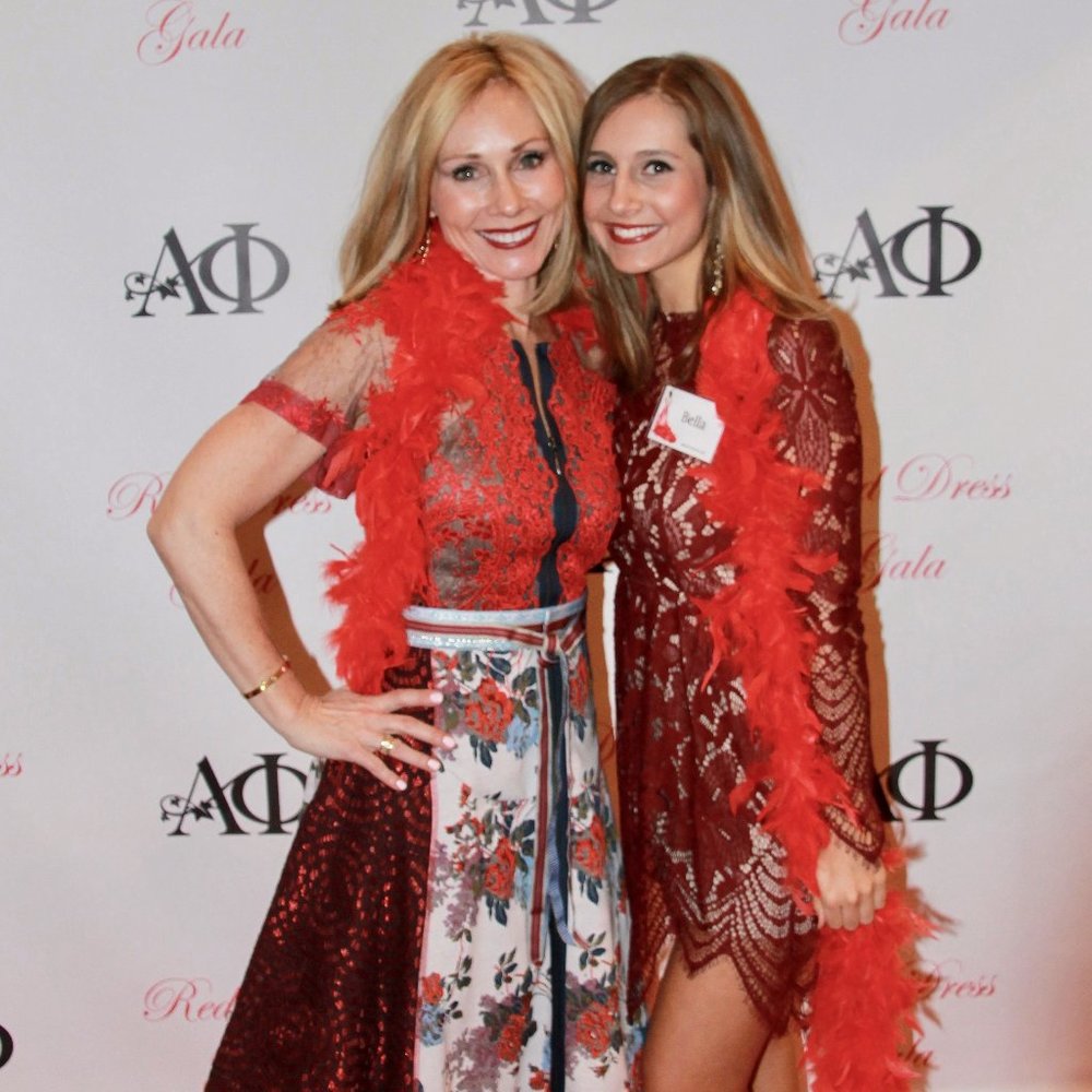 Red lacy long sleeve dress!